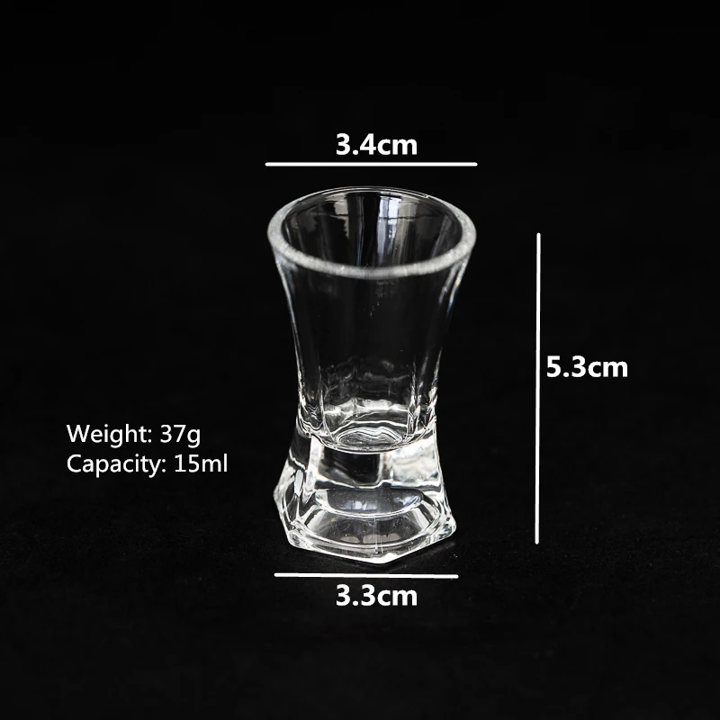 Hot sale souvenirs custom 15ml vodka mug shot glass novelty whiskey mini shot glass cup