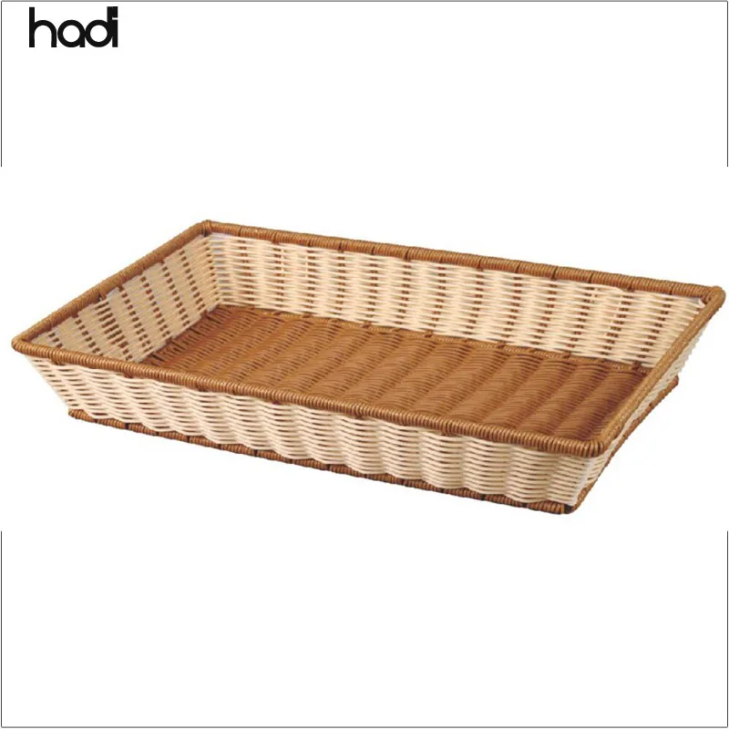 China wholesale products cheap wicker bread baskets restaurant arabic bread basket with cover