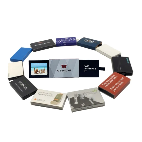 Chinese homemade small video book 2.4 inch screen video brochure slide video brochure card for advertising