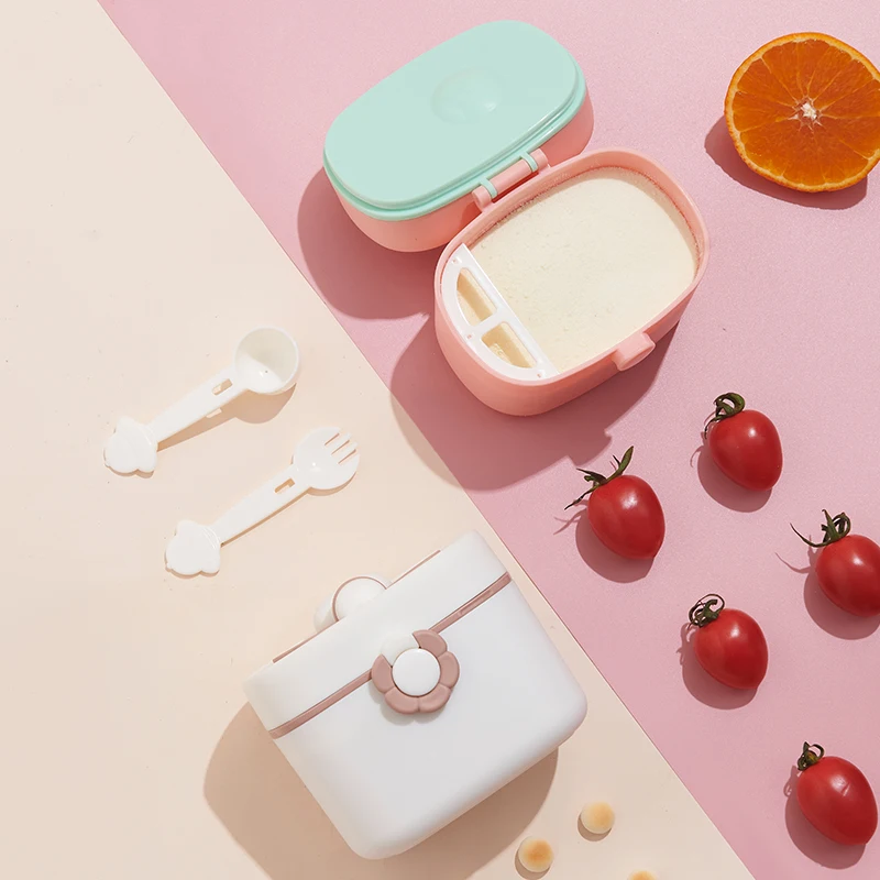 Portable Milk Powder Box Baby Formula Dispenser Travel Newborn Formula Containers For Travel