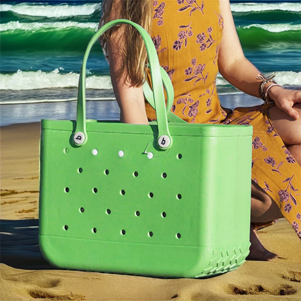 Подгонянная сумка для горячего литья под давлением переносная пляжная с отверстиями хранения путешествий на открытом воздухе