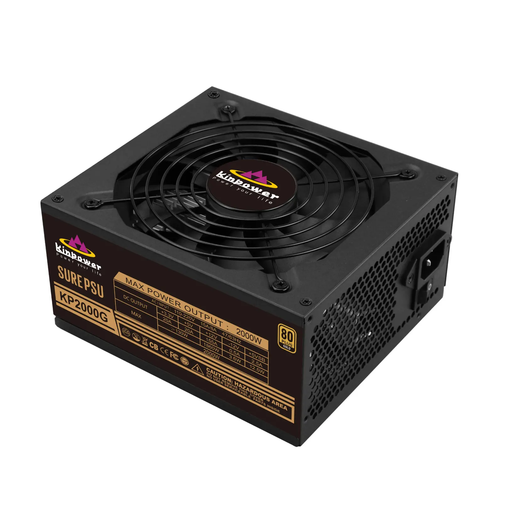 Wholesale high voltage psu 1800W/2000W/2400W switching power supply 80 plus gold