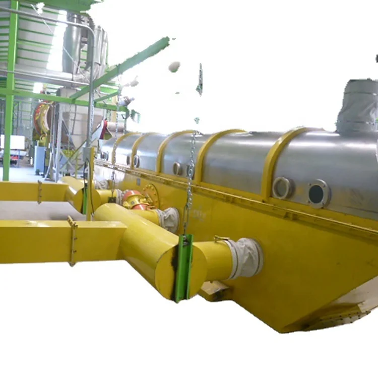 China type seasoning granules continuously vibrating fluid bed dryer