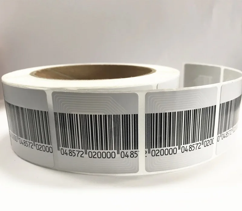 Противоугонная клейкая EAS RF мягкая наклейка этикетки 40*40