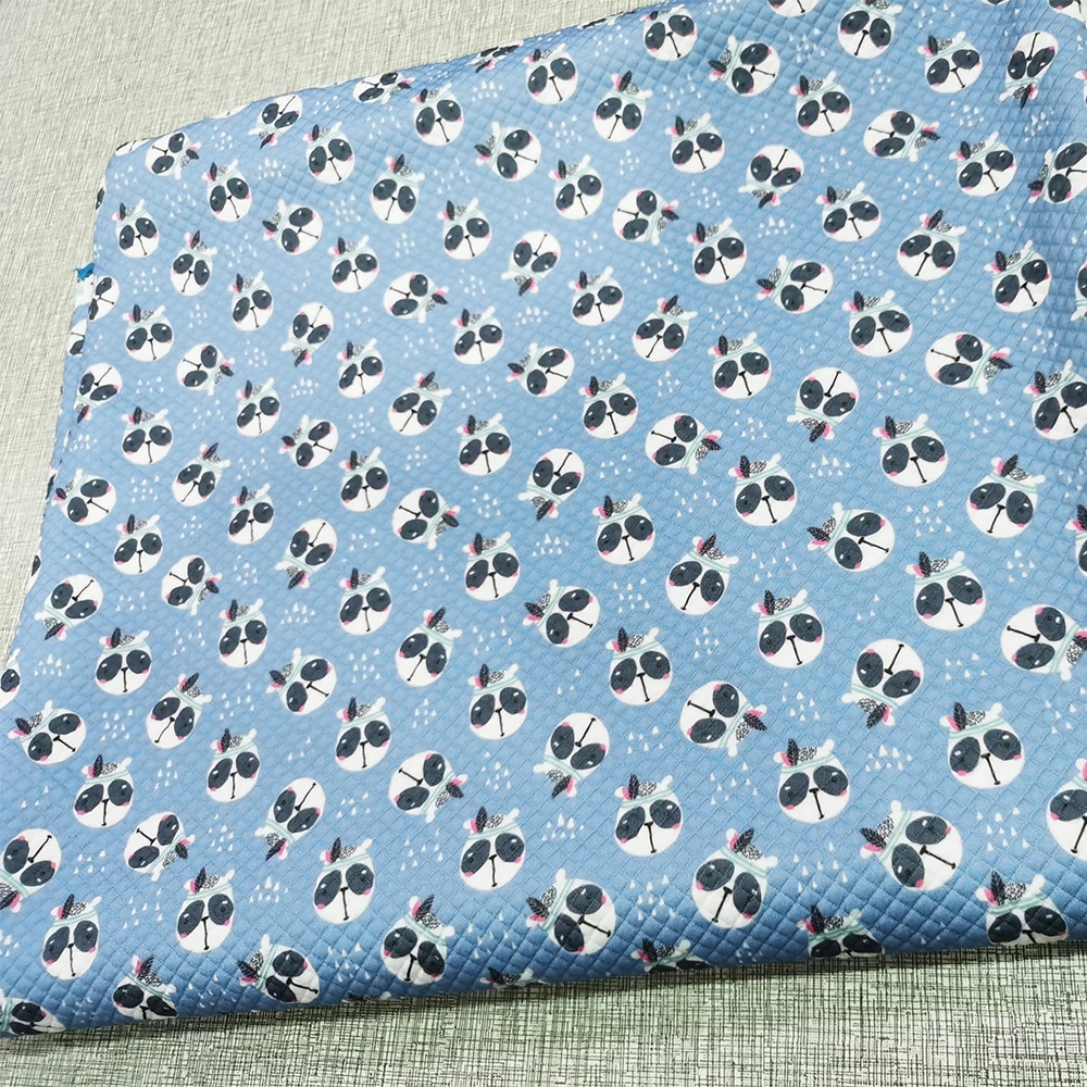 High Quality No MOQ Factory Fabrics Wholesale 100% Polyester Custom Printed Fabric Bullet Fabric For Blanket