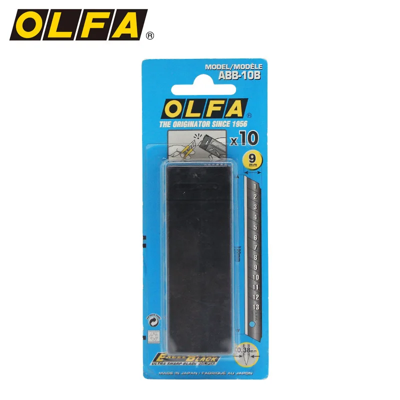 OLFA ABB-10B 9mm Black Snap-off Blade