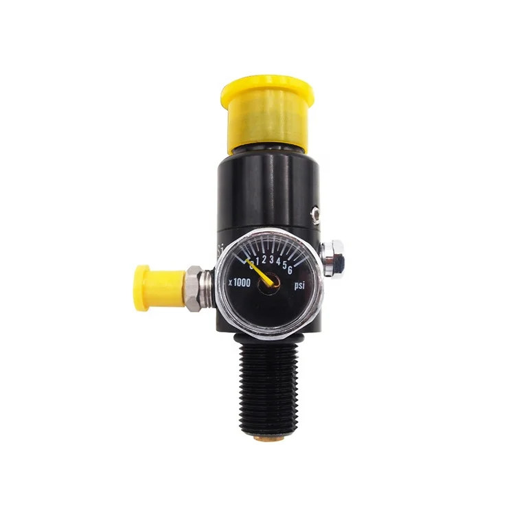 Paintball Pcp 4500psi Compressed Air Tank Output 1800psi  M18x1.5 to G1/2-14 Threads Pressure Regulator Gas