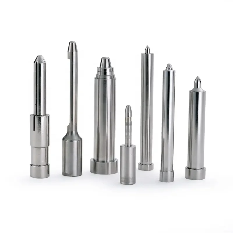 factory promotional high quality long life conical head  carbide roll pin punch die and bushing piercing tools punch mold