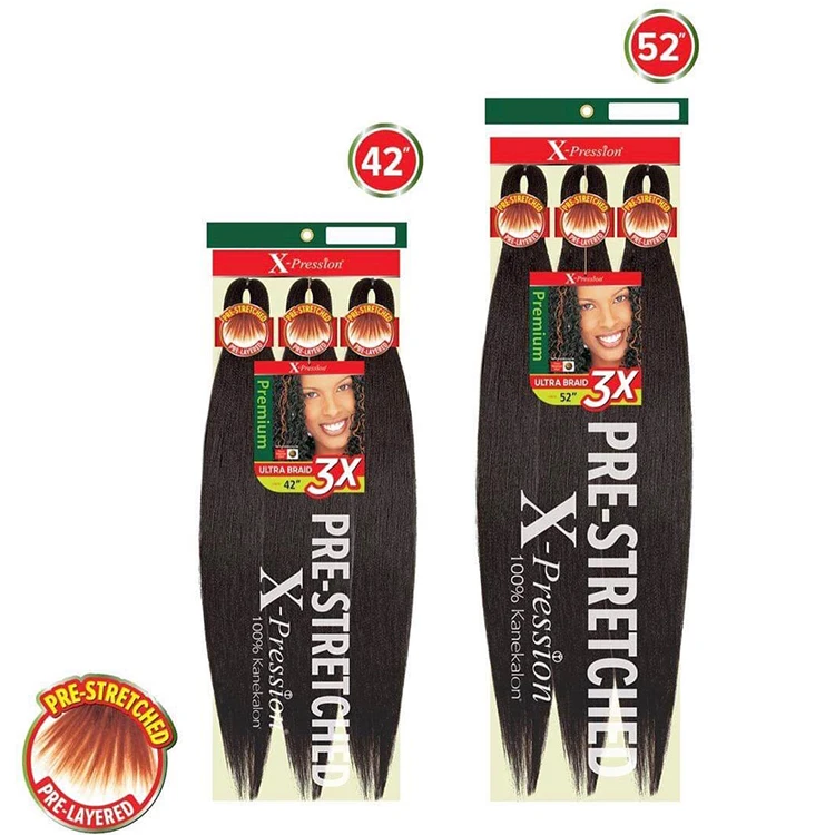 Синтетические плетеные волосы бренда с индивидуальной упаковкой oem плетеные волосы с kaneka синтетические предварительно растягивающиеся плетеные волосы