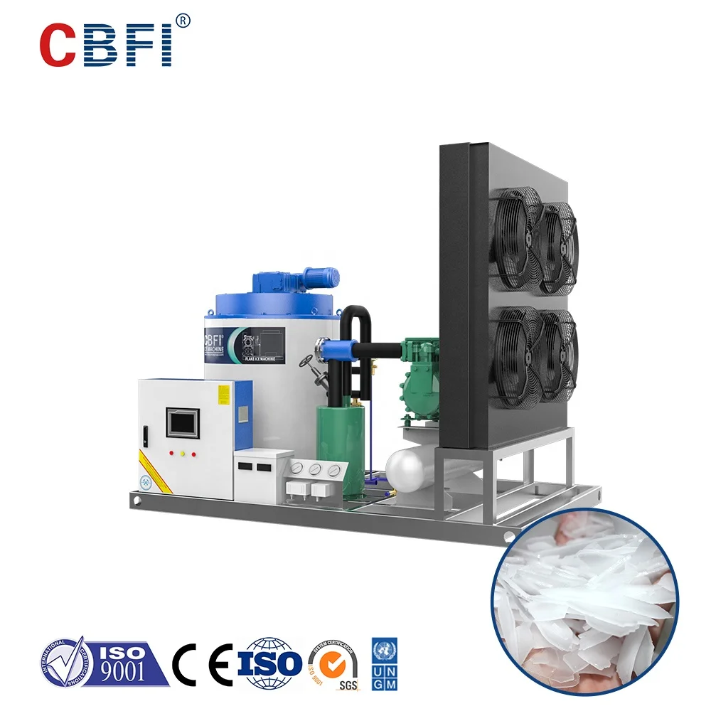 China Made Industrial Ice Flaker Machine with CE Certification Flake Ice Machine 5 Tons