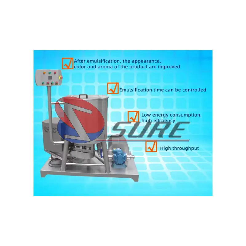 High Quality Vacuum Homogenizing Emulsifier Mixer Emulsifying Machinery