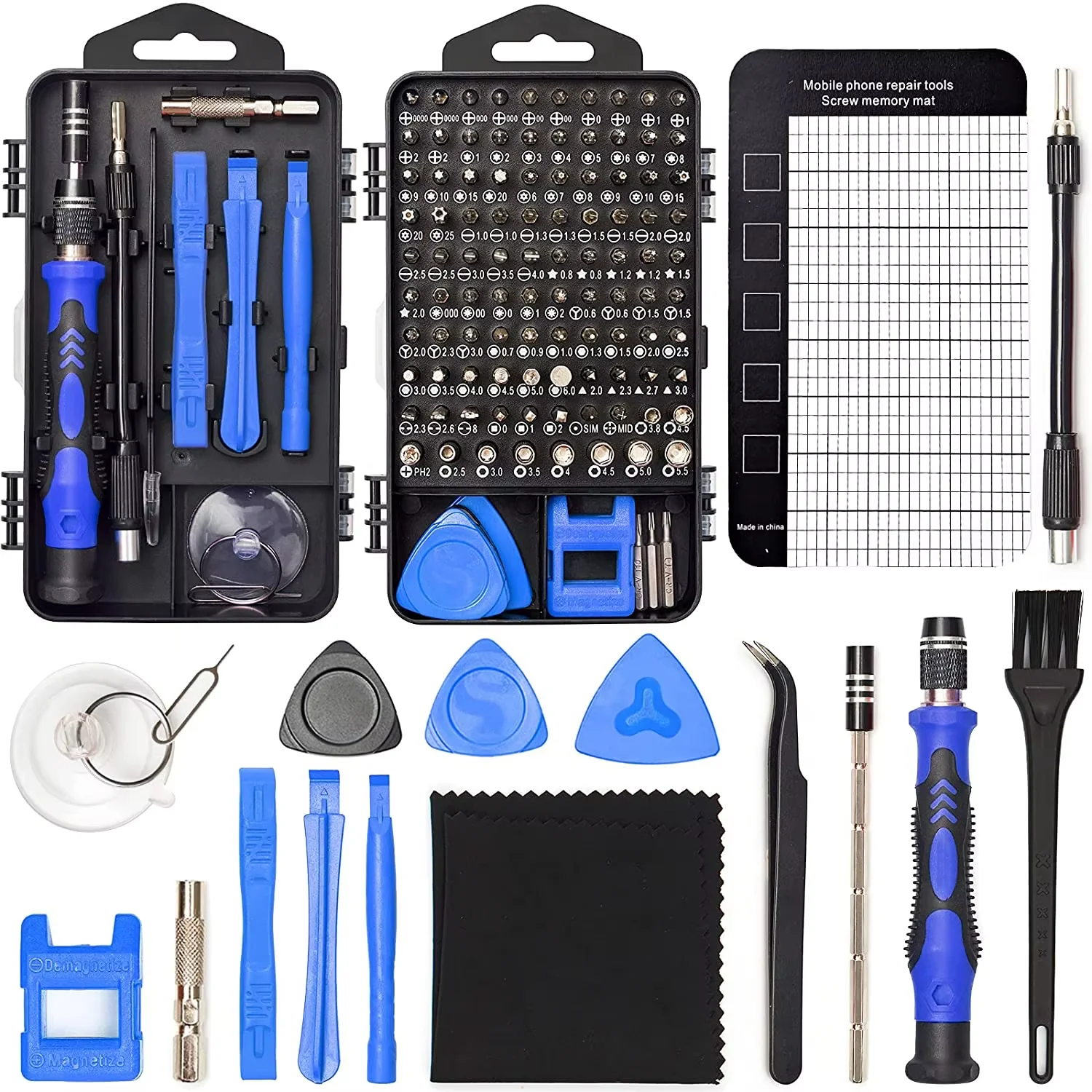 124 in 1 Precision Screwdriver Set Repair Tool Kit Magnetic Driver Kit Professional Repair Tool Kit
