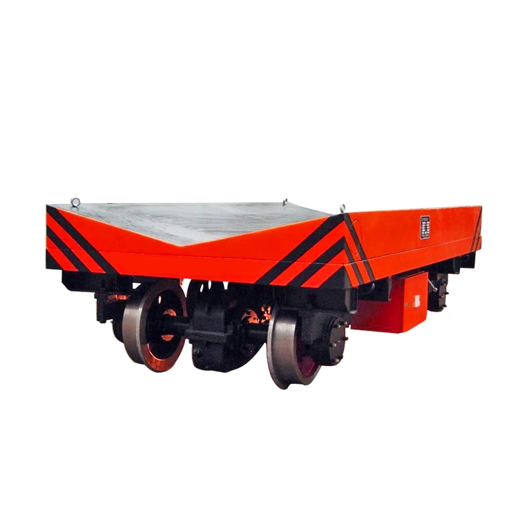 hot sale heavy-duty electric motorized transfer cart on rail 5t manufacturer