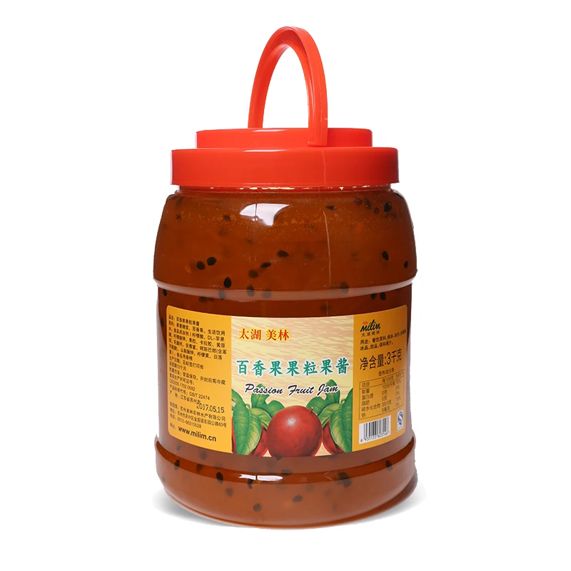 
Concentrated Passion Fruit juice Passion Fruit jam direct sale of milk tea raw material factory in Taiwan, China 