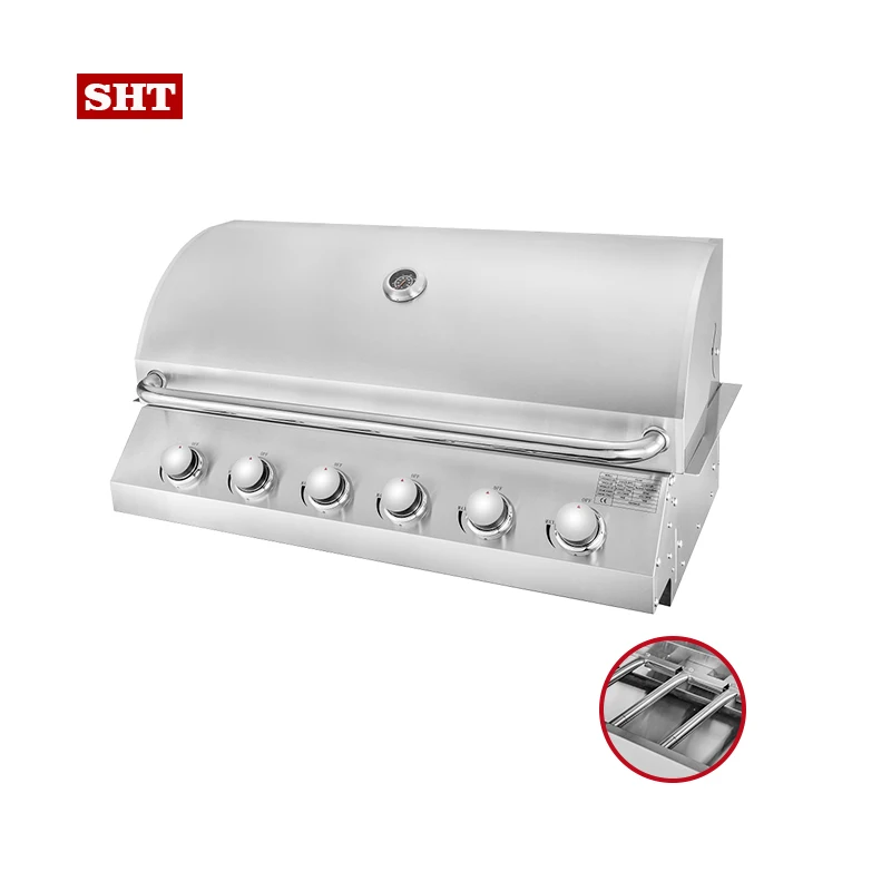 Portable Steak Barbecue Outdoor Stainless Steel Bbqs Machine Propane Gas Bbq Grill