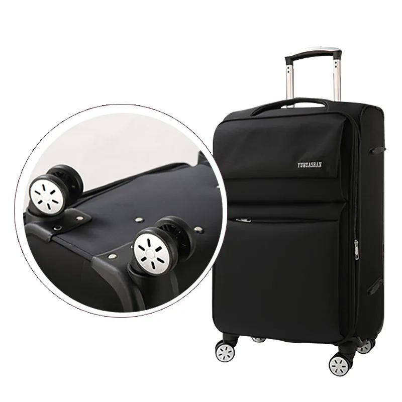 Durable  Expandable Eva Trolley Suitcase Bags Soft Trolley Luggage With Factory Price