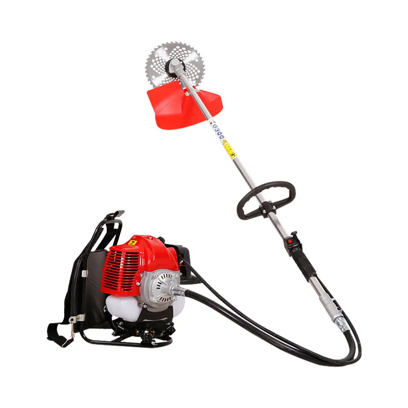 Gasoline big power brush cutter BG520 2-Stroke 52CC Gasoline Shoulder Type with Nylon Trimmer Head