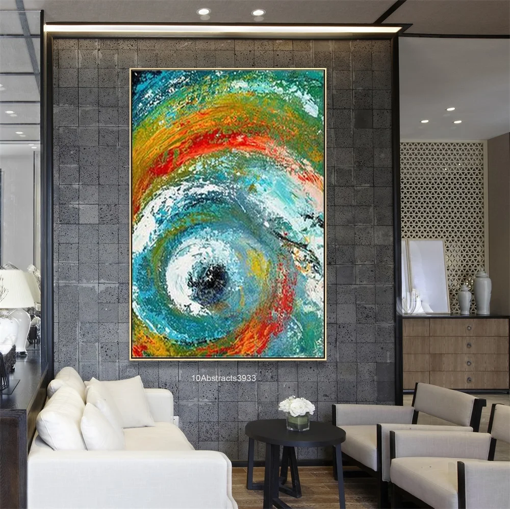 Handmade 3D Texture Oil Painting On Canvas Art Acrylic Abstract Modern Painting Home Decoration Abstract Wall Art