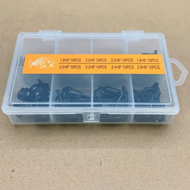 Fishing Rod Tip Guides Repair Kit Stainless Steel Frames Ceramic Ring Spinning Casting Fishing Rod Tackle Accessories