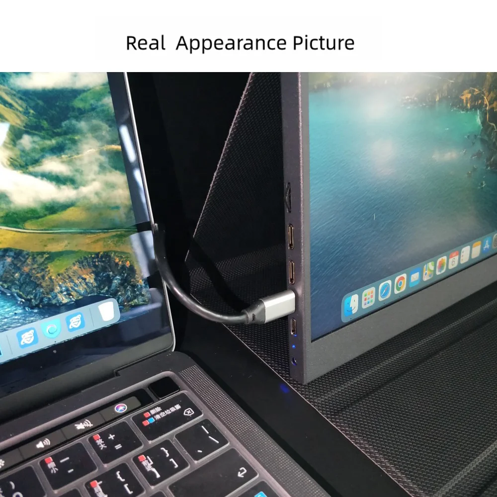 Top Seller 10.5 inch LCD Portable Monitor Ips Panel Mini Portable Touch Monitor 1080p Type c USB Monitor