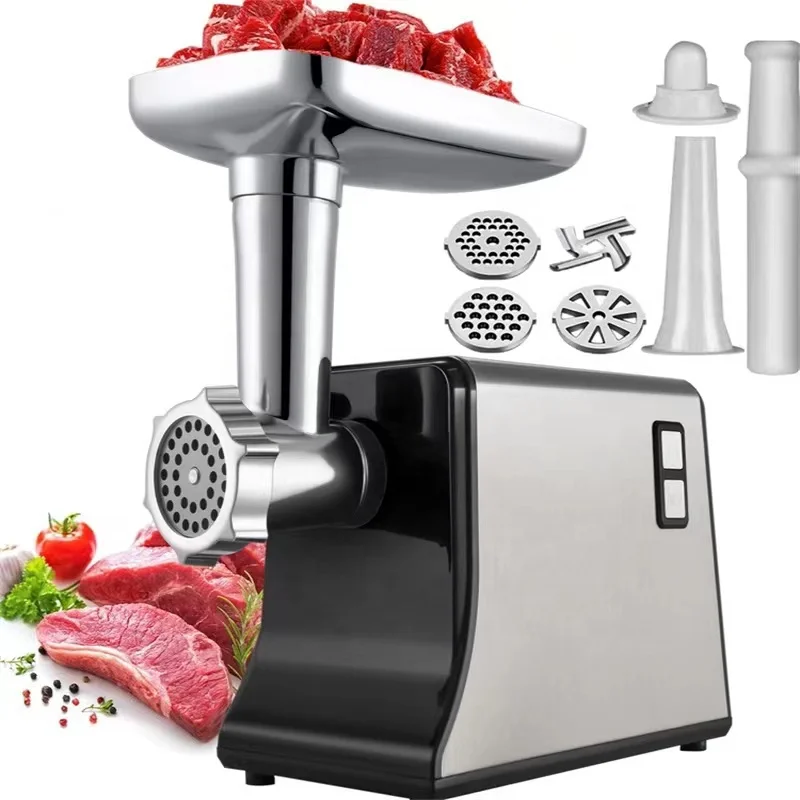 Многофункциональная мясорубка бытовая электрическая из нержавеющей стали