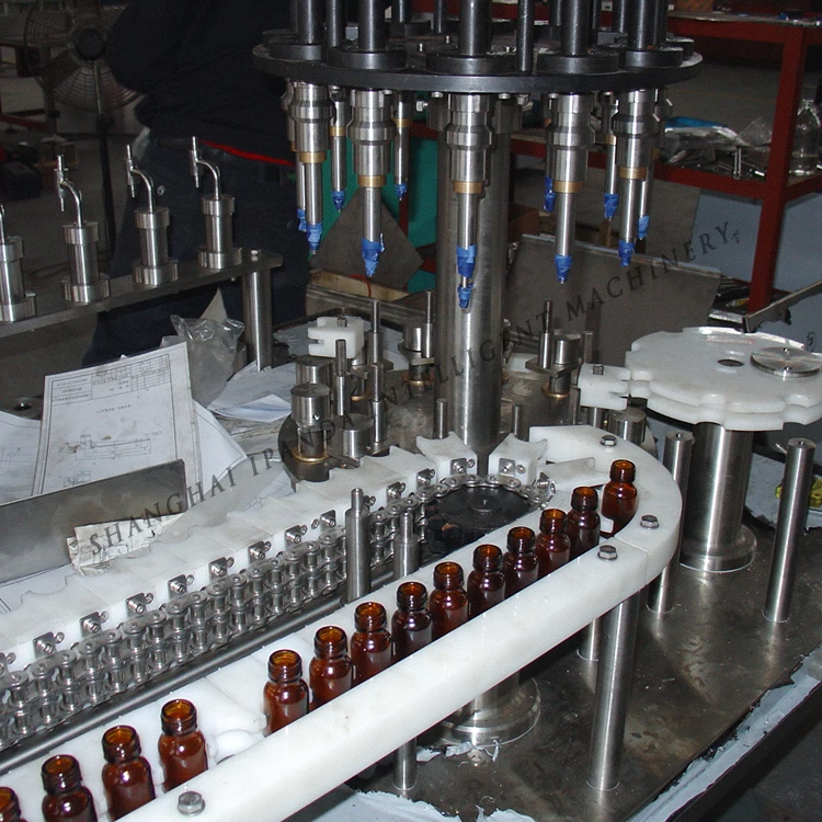 5ml Pharmaceutical Equipment Small Automatic Glass Penicillin Bottle Liquid Oral Vial Filling Sealing Capping Machine