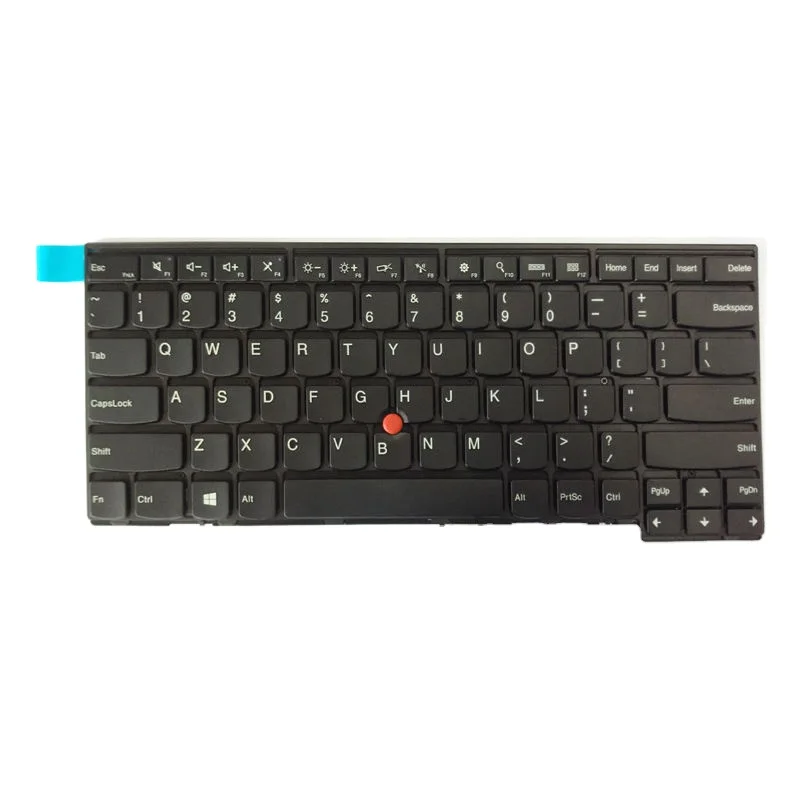 US keyboard with silver frame for ThinkPad 13 Gen 2 (Type 20J1/20J2) 01EN805
