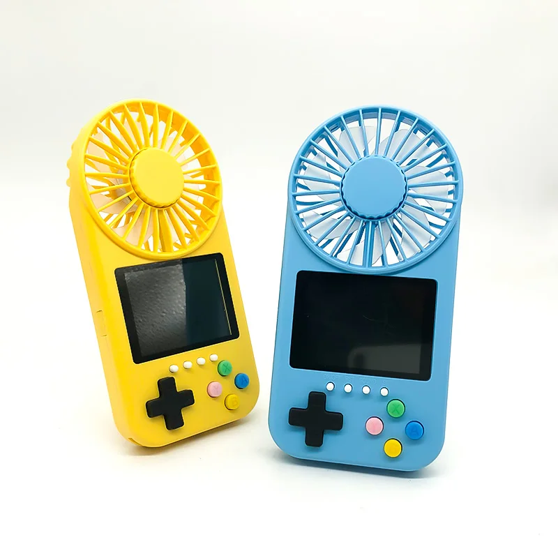 Newest portable Handheld Game Console with LED Mini Fan 2.5 inch Color LCD Screen 500 in 1 8bit retro games