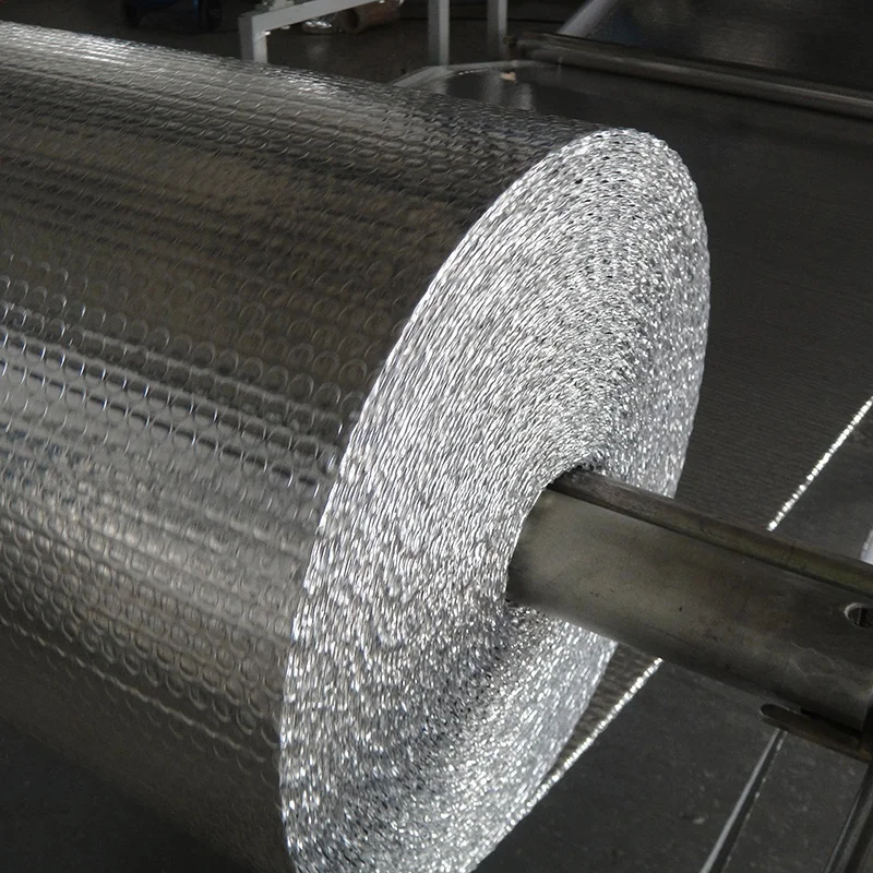 Double Bubble Reflective Foil Insulation 6mm Thickness with Aluminum Foil  Radiant Barrier Wrap for Warehouse Application