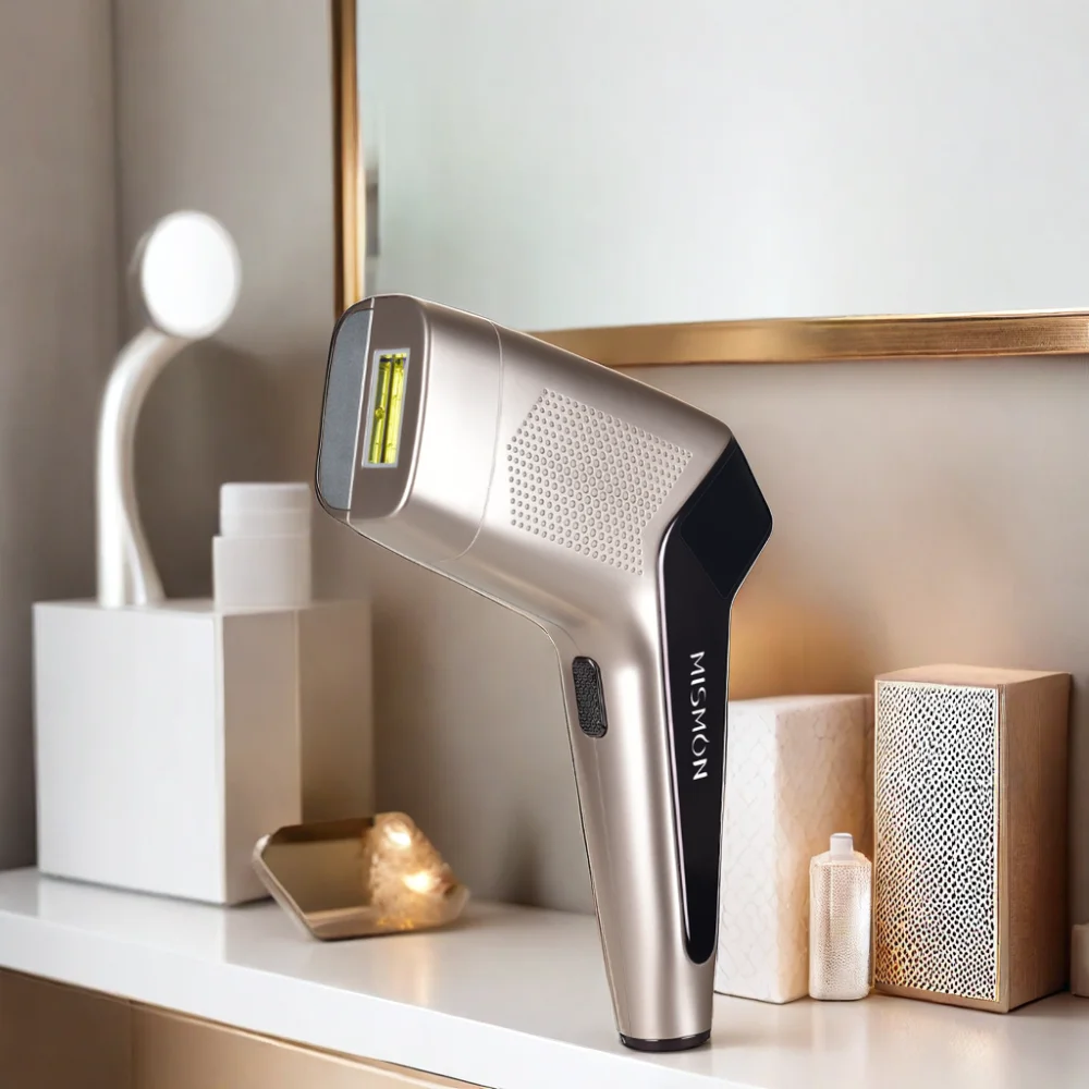 MISMON Painless Home IPL Machine Ice Cool Epilator for Permanent Hair Removal for Both Men and Women