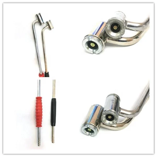 Heavy Duty Tyre Tire Inflator Closed Type Lock On Dual Head Air Chuck