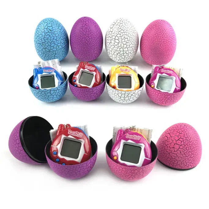 Multi-colors Dinosaur Egg Digital Pet Game Toy Tamagotchis Digital Electronic E-Pet Christmas Gift Pet Game