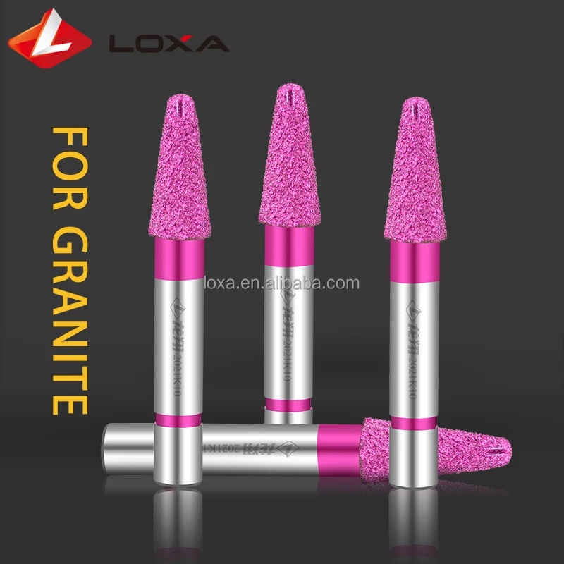 High Quality Marble CNC Router Bits Granite Carving Diamond Tip Engraving Tools For Stone Relief/Statue/Sculpture