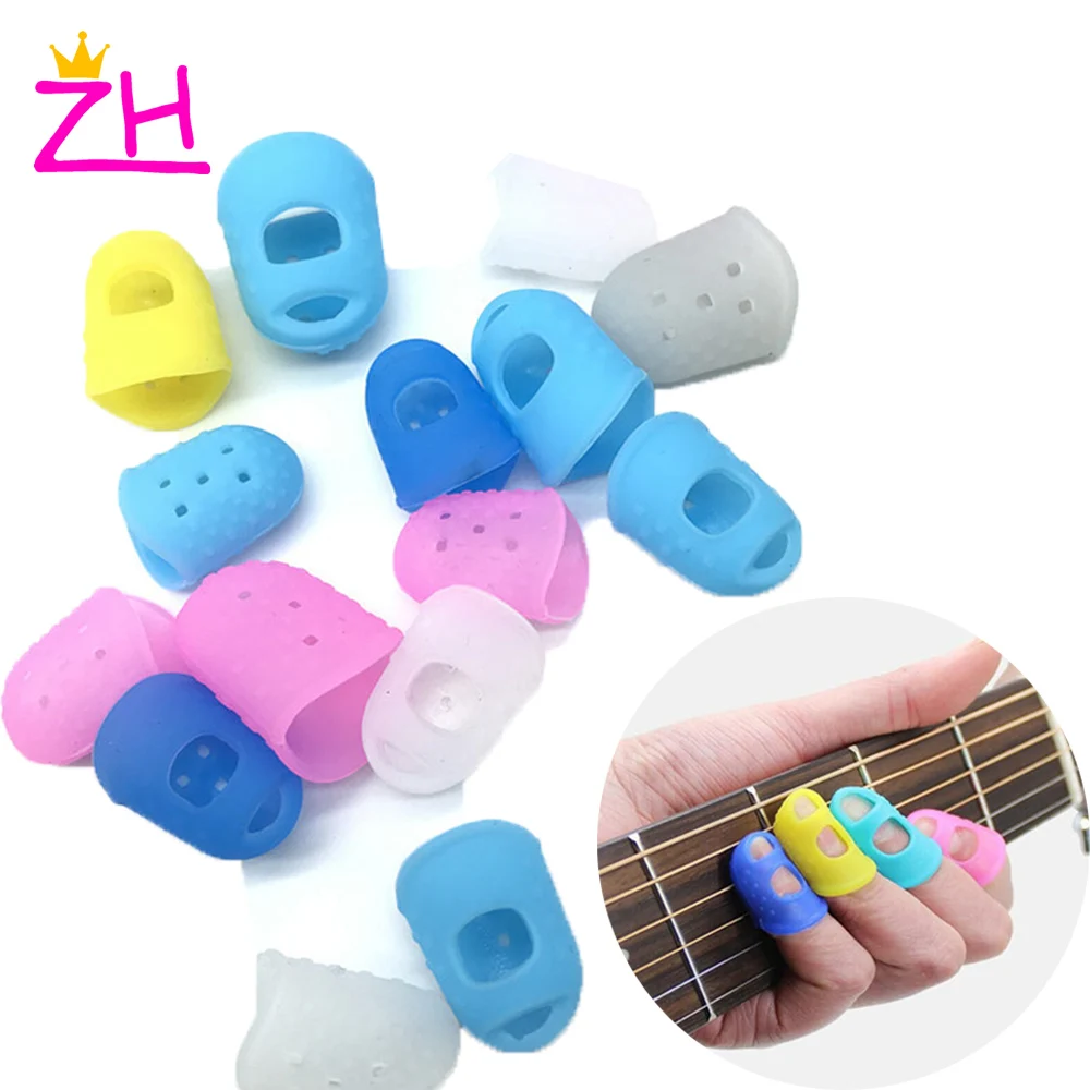 Силиконовая защита для пальцев кончиков гитары протекторы музыкальные инструменты укулеле баса