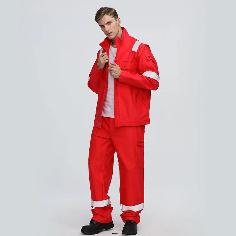 wholesale Xinke protective Fire Resistant safety workwear uniforms welding work suit