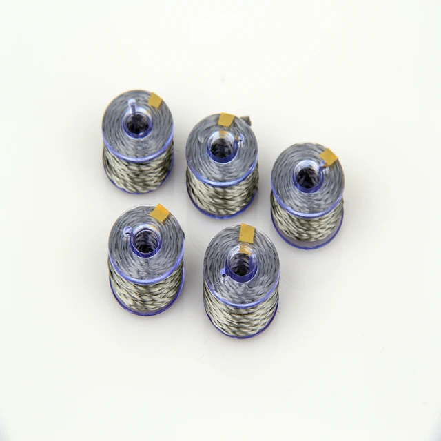 china industrial anti-static High temperature resistance conductive metallic sewing thread Stainless Steel Fiber Thread