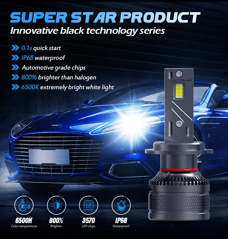 Xenplus U21 130 Вт 30000lm 6500k Светодиодные Автомобильные фары комплекты 12 В H4 H7 H11 Canbus автомобильное освещение Stytem лампы H1