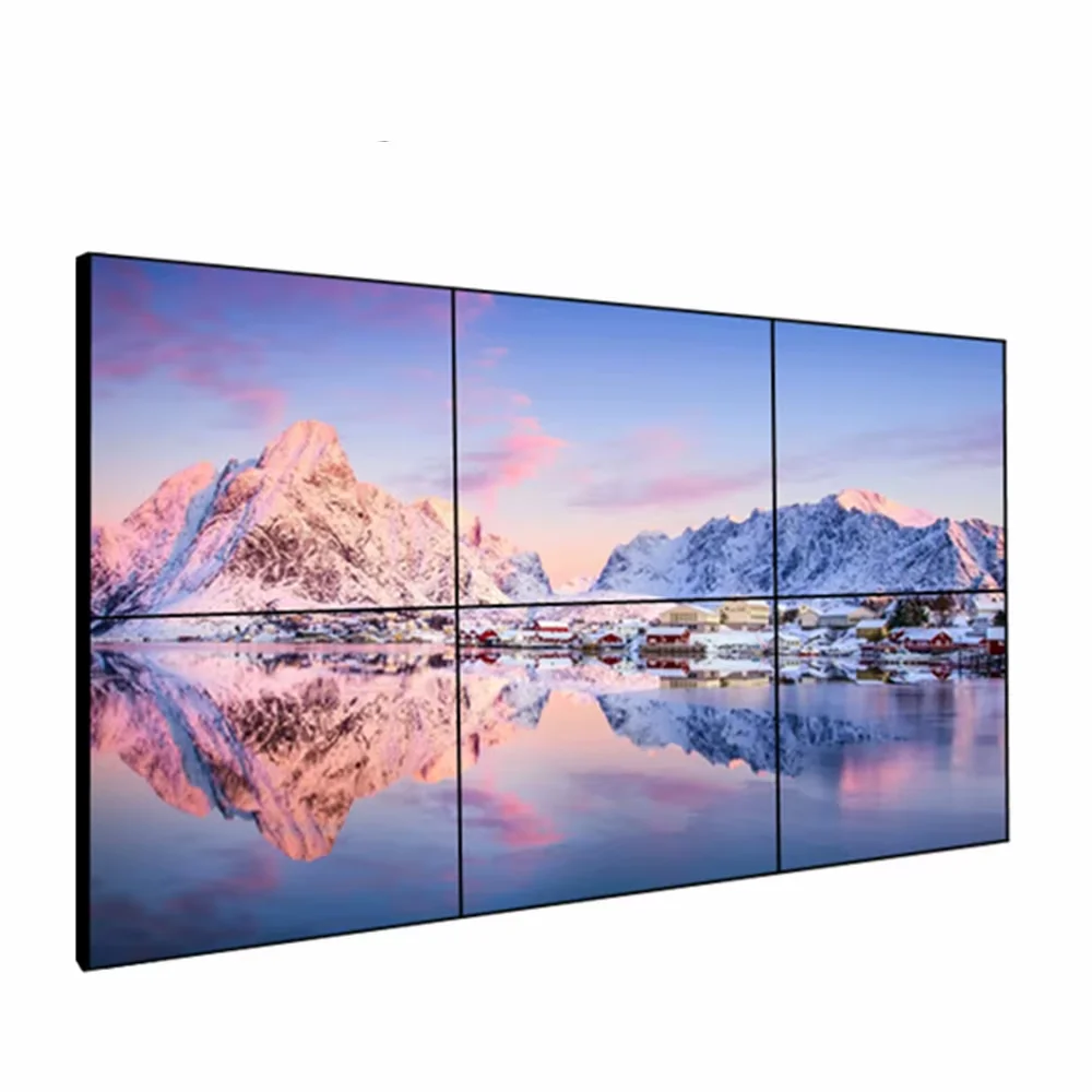 2 X 3 Video Wall Digital Signage 49 Inch 3.5mm Lcd Advertising Equipment Digital Signage Dispenser Advertising Balloon