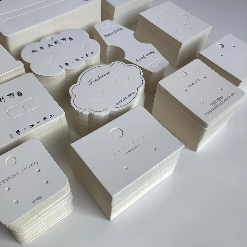 alligator clip bobby pins display cards custom printed paper display card with logo for hair snap clips accessories holder