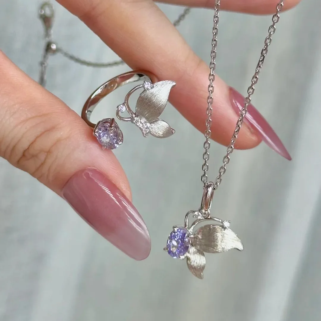 s925 Sterling silver plated 14K gold 100% love symbol necklace Pearl Pearl ins Light luxury high sense clavicle chain