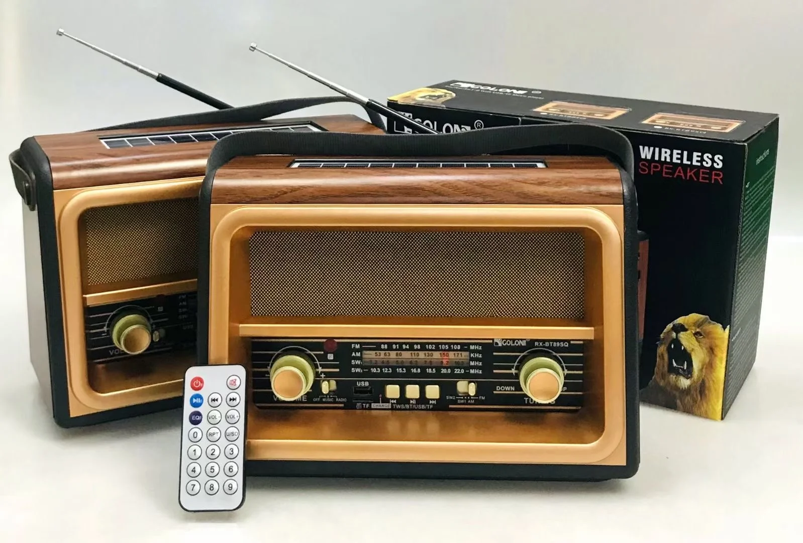 GOLON RX-BT89SQ многофункциональное радио наружная солнечная панель с ремешком Fm Am Usb