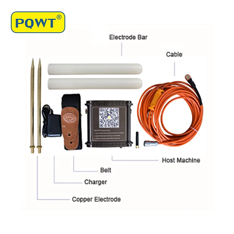 PQWT-M200 Mobile Water Detector App 200m Underground Finder Ground Water Detection Machine