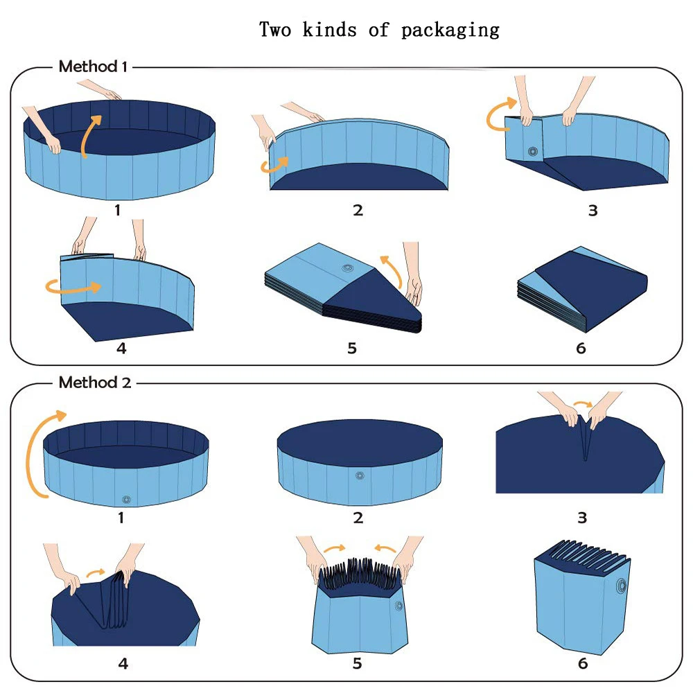 Foldable Dog Pet Bath Pool Collapsible Dog Pet Pool Bathing Tub Kiddie Pool for Dogs Cats and Kids