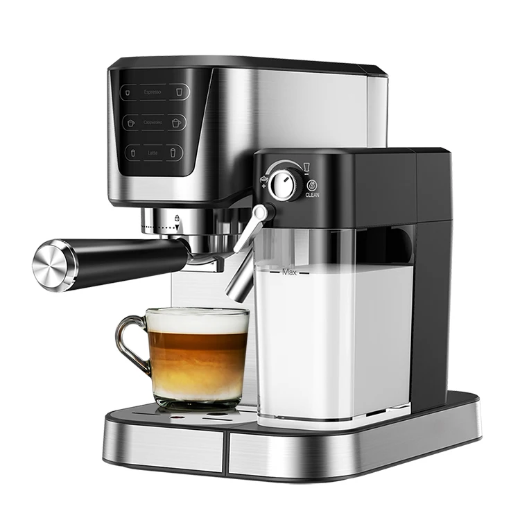 3in1 Italian Espresso maker with Milk tank Stainless Steel 19Bar coffee maker home kitchen appliance