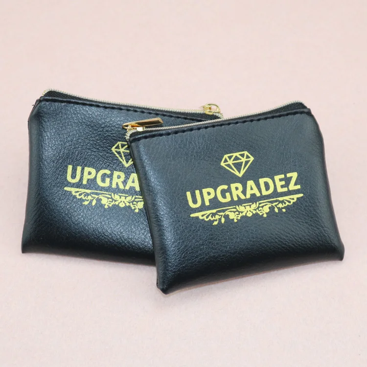 Косметичка из искусственной кожи на заказ, многоразовая маленькая сумочка на молнии для косметики, для упаковки ювелирных изделий