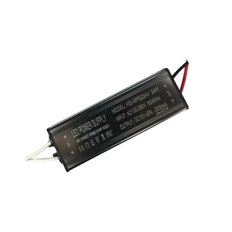 IP67 DC12V 12W 2A LED Constant Voltage Switching Power Supply