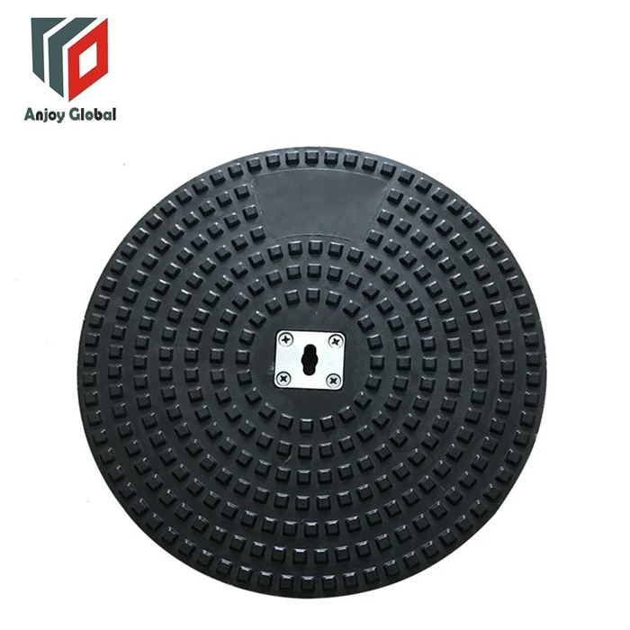 China manufacturer SMC BMC Round EN124 sewer cover for petrol station custom heavy duty gas station manhole cover