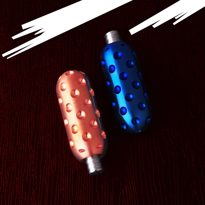 Нержавеющая сталь Роскошная игрушка EDC Fidget Push Clickers антистресс сенсорная бомба Кнопка слайдер