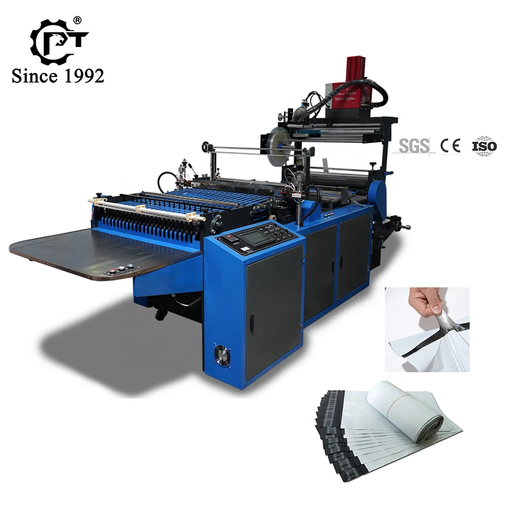 High Productivity 800 1000 1200 mm plastic poly mailer plastic express mailing bag making machine