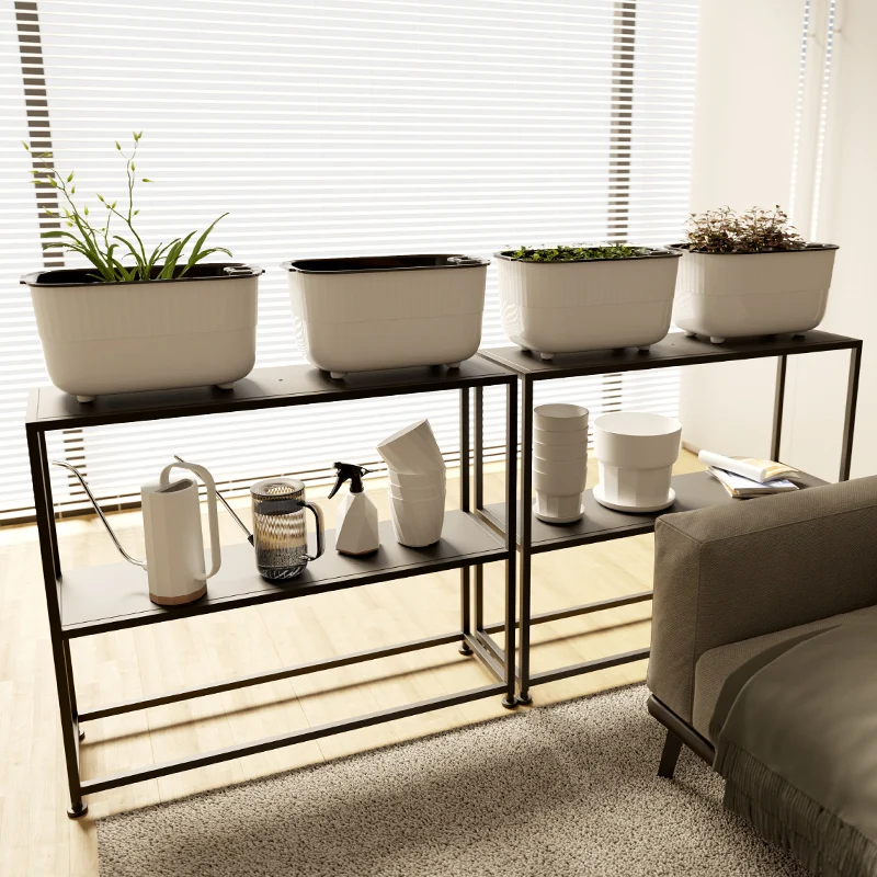 BRICE plastic rectangular vegetable garden pots macetas de plastico para viveros smart watering system for indoor pot plants